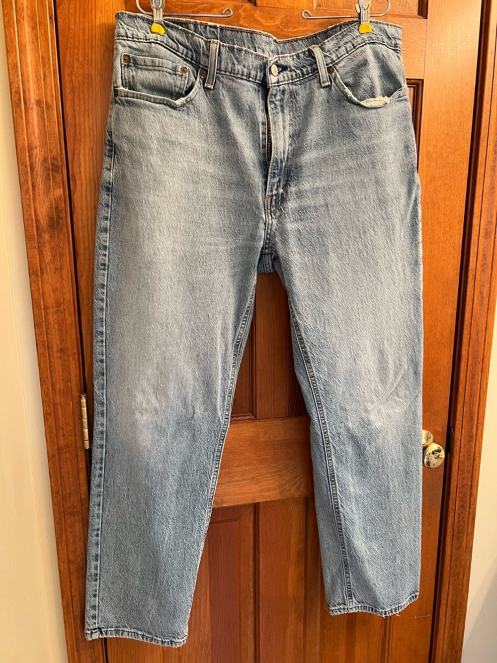Men's Levi 541 Light Blue Jeans - Light Denim 38 x 32